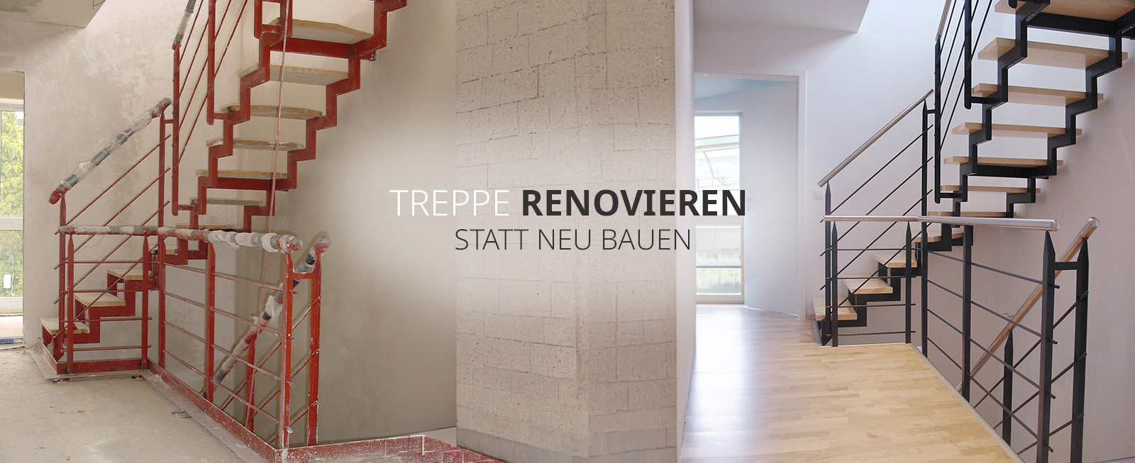 Stufentausch: Neue Optik ohne Kernsanierung.